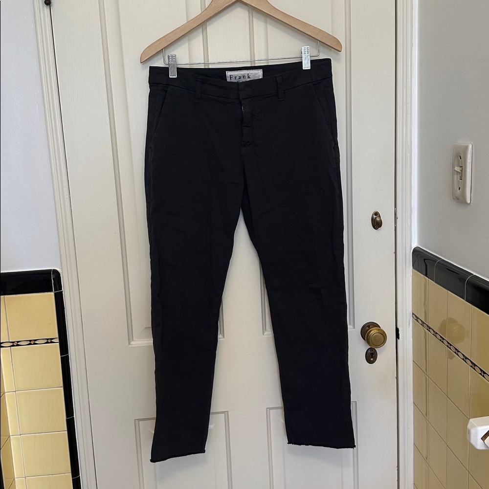 Frank & Eileen Wicklow Dusty Black Cropped Pants